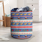 Australia Christmas Laundry Basket Xmas Beach Vibes Navy