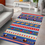 Australia Christmas Area Rug Xmas Beach Vibes Navy