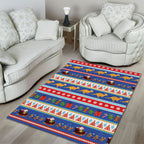 Australia Christmas Area Rug Xmas Beach Vibes Navy