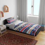 Australia Christmas Bedding Set Xmas Beach Vibes Navy