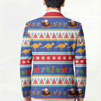 Australia Christmas Blazer Xmas Beach Vibes Navy