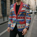 Australia Christmas Blazer Xmas Beach Vibes Navy