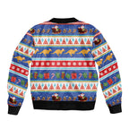 Australia Christmas Bomber Jacket Xmas Beach Vibes Navy