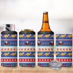 Australia Christmas 4 in 1 Can Cooler Tumbler Xmas Beach Vibes Navy