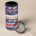 Australia Christmas 4 in 1 Can Cooler Tumbler Xmas Beach Vibes Navy