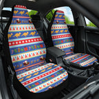 Australia Christmas Car Seat Cover Xmas Beach Vibes Navy