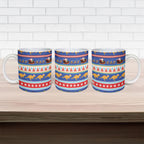 Australia Christmas Ceramic Mug Xmas Beach Vibes Navy
