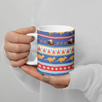 Australia Christmas Ceramic Mug Xmas Beach Vibes Navy