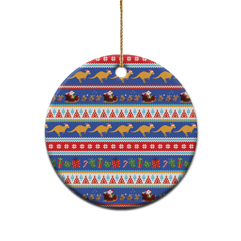 Australia Christmas Ceramic Ornament Xmas Beach Vibes Navy