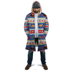Australia Christmas Cloak Xmas Beach Vibes Navy