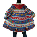 Australia Christmas Cloak Xmas Beach Vibes Navy