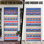 Australia Christmas Door Cover Xmas Beach Vibes Navy