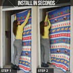 Australia Christmas Door Cover Xmas Beach Vibes Navy