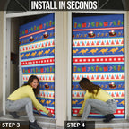Australia Christmas Door Cover Xmas Beach Vibes Navy