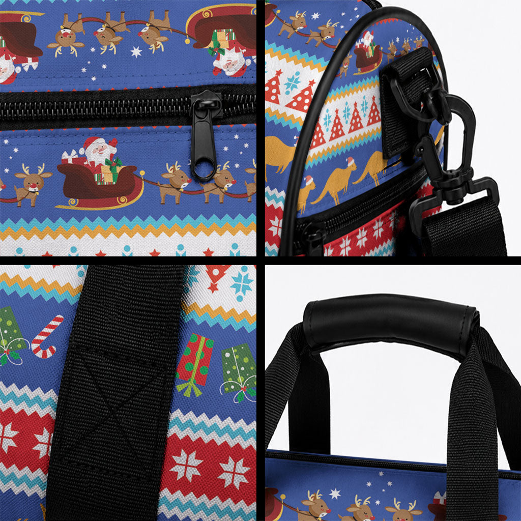 Australia Christmas Duffle Bag Xmas Beach Vibes Navy