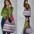 Australia Christmas Grocery Bag Xmas Beach Vibes Navy