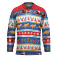 Australia Christmas Hockey Jersey Xmas Beach Vibes Navy