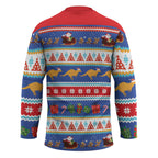 Australia Christmas Hockey Jersey Xmas Beach Vibes Navy
