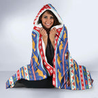 Australia Christmas Hooded Blanket Xmas Beach Vibes Navy