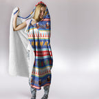 Australia Christmas Hooded Blanket Xmas Beach Vibes Navy