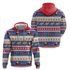 Australia Christmas Hoodie Xmas Beach Vibes Navy