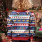 Australia Christmas Kid Ugly Christmas Sweater Xmas Beach Vibes Navy