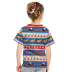 Australia Christmas Kid T Shirt Xmas Beach Vibes Navy