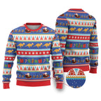 Australia Christmas Ugly Christmas Sweater Xmas Beach Vibes Navy