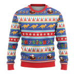 Australia Christmas Ugly Christmas Sweater Xmas Beach Vibes Navy