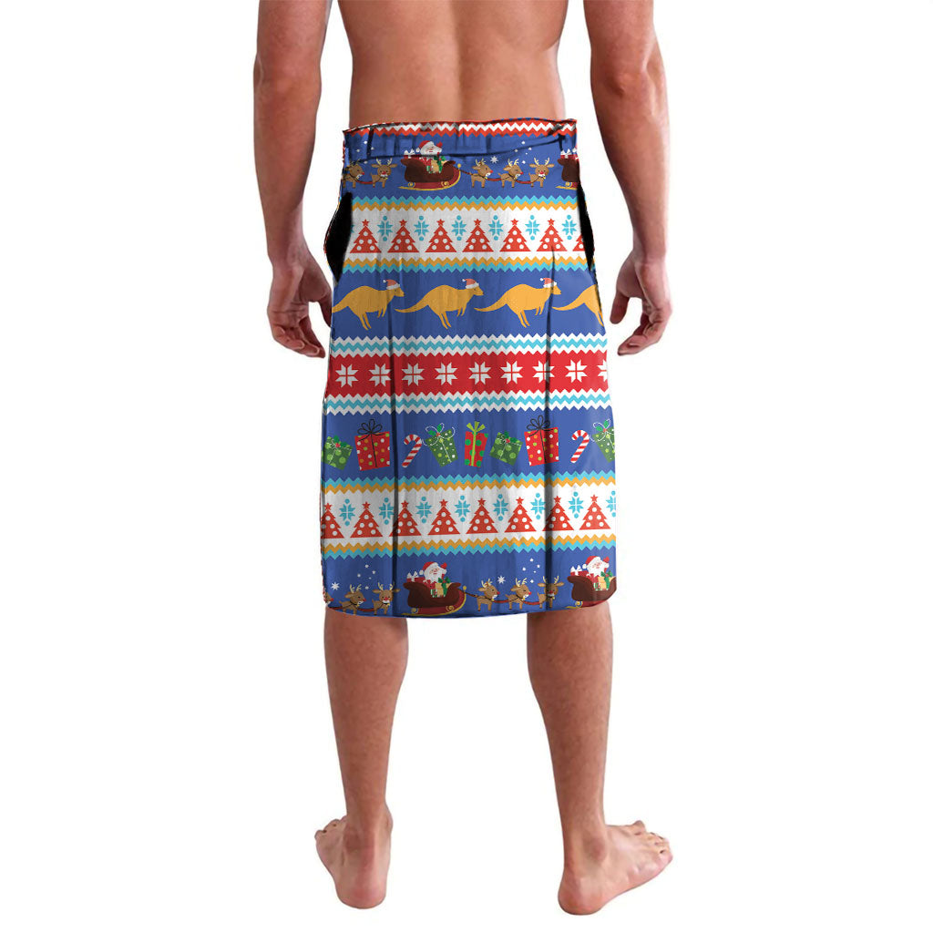 Australia Christmas Lavalava Xmas Beach Vibes Navy