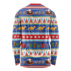 Australia Christmas Long Sleeve Shirt Xmas Beach Vibes Navy