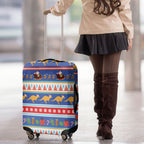 Australia Christmas Luggage Cover Xmas Beach Vibes Navy