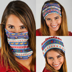 Australia Christmas Neck Gaiter Xmas Beach Vibes Navy