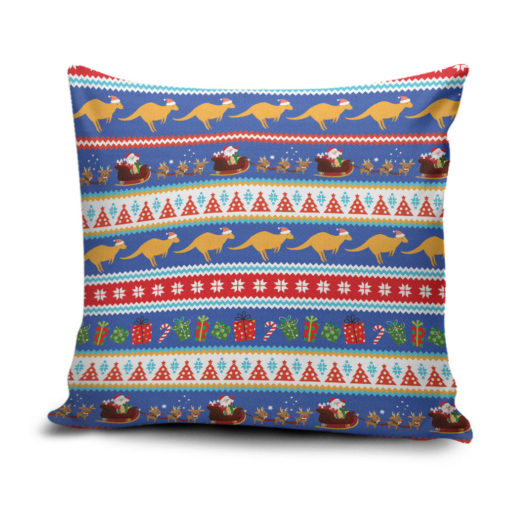 Australia Christmas Pillow Cover Xmas Beach Vibes Navy