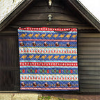 Australia Christmas Quilt Xmas Beach Vibes Navy
