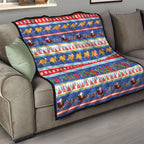 Australia Christmas Quilt Xmas Beach Vibes Navy