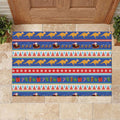 Australia Christmas Rubber Doormat Xmas Beach Vibes Navy