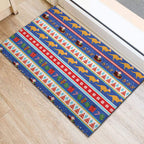 Australia Christmas Rubber Doormat Xmas Beach Vibes Navy