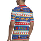 Australia Christmas Rugby Jersey Xmas Beach Vibes Navy