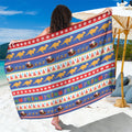 Australia Christmas Sarong Xmas Beach Vibes Navy
