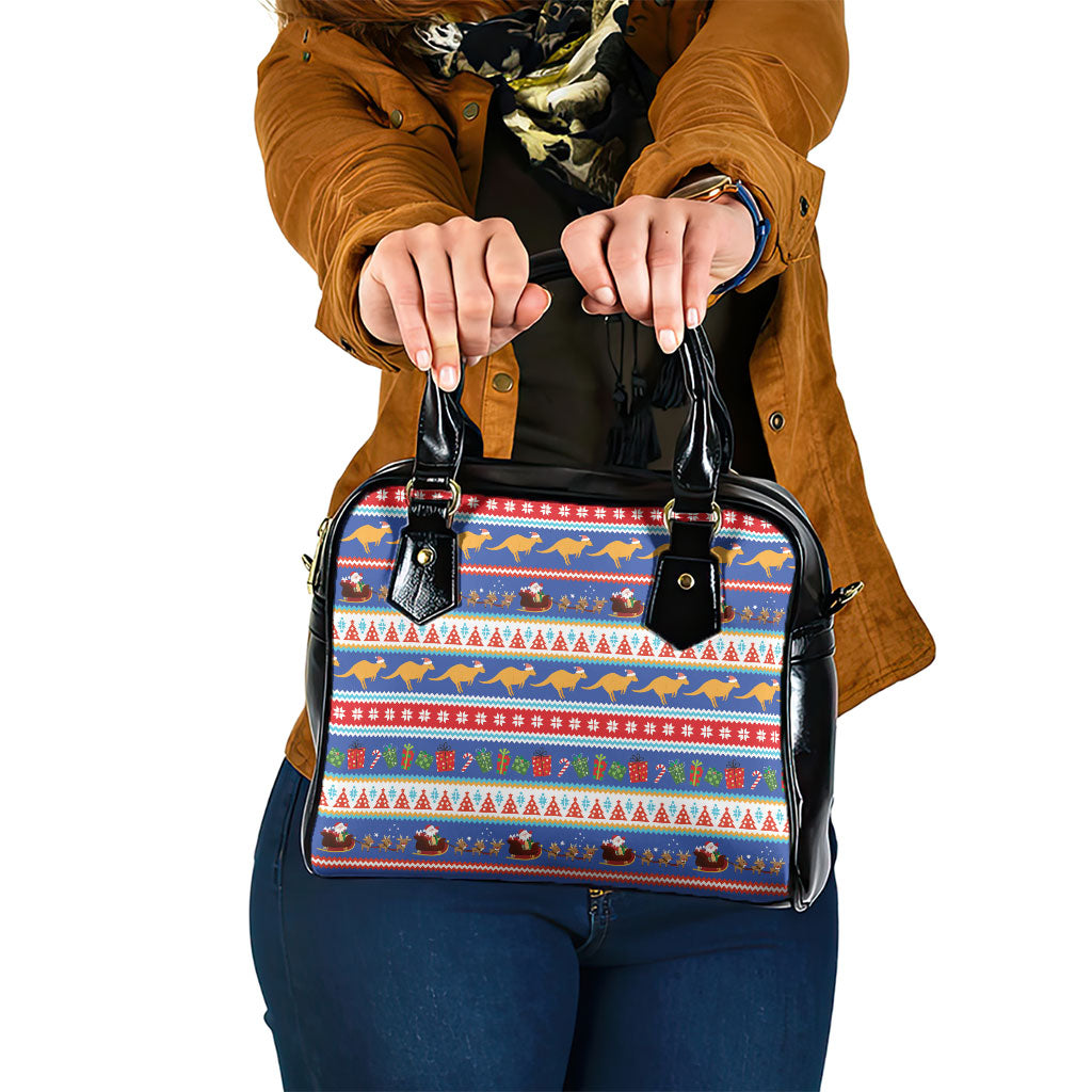Australia Christmas Shoulder Handbag Xmas Beach Vibes Navy