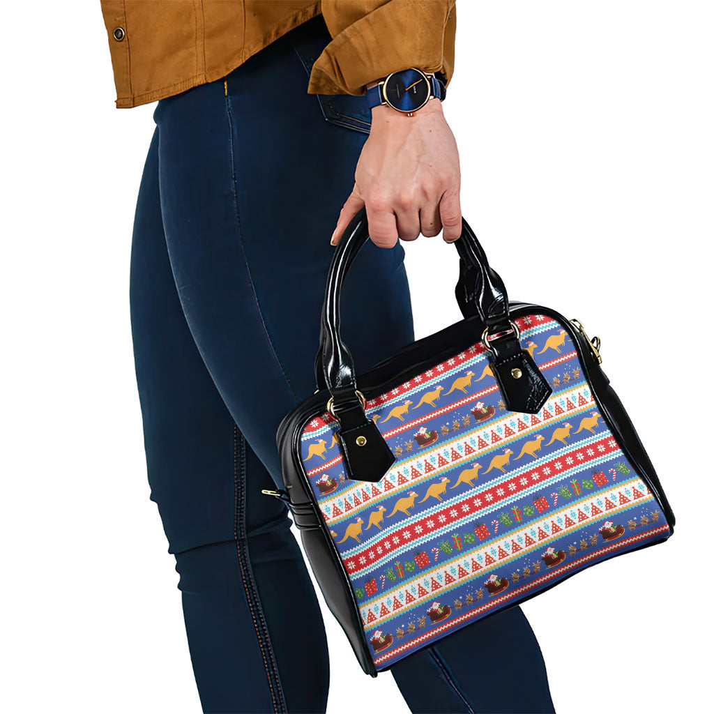 Australia Christmas Shoulder Handbag Xmas Beach Vibes Navy