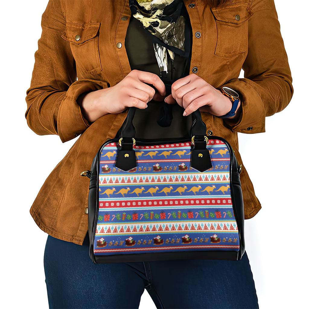 Australia Christmas Shoulder Handbag Xmas Beach Vibes Navy