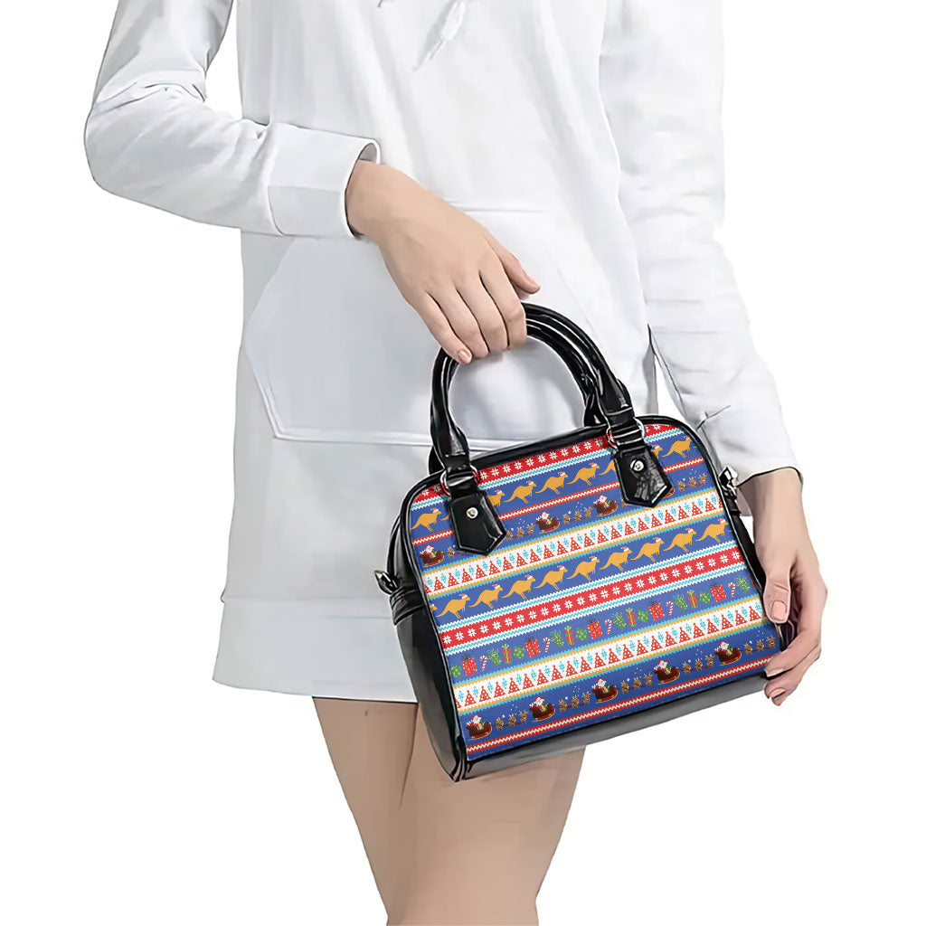Australia Christmas Shoulder Handbag Xmas Beach Vibes Navy