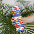 Australia Christmas Skinny Tumbler Xmas Beach Vibes Navy