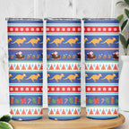 Australia Christmas Skinny Tumbler Xmas Beach Vibes Navy
