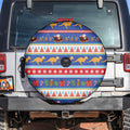 Australia Christmas Spare Tire Cover Xmas Beach Vibes Navy