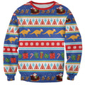 Australia Christmas Sweatshirt Xmas Beach Vibes Navy