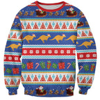 Australia Christmas Sweatshirt Xmas Beach Vibes Navy