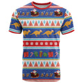 Australia Christmas T Shirt Xmas Beach Vibes Navy